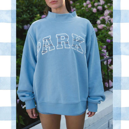 Sunkissed Varisty Mockneck