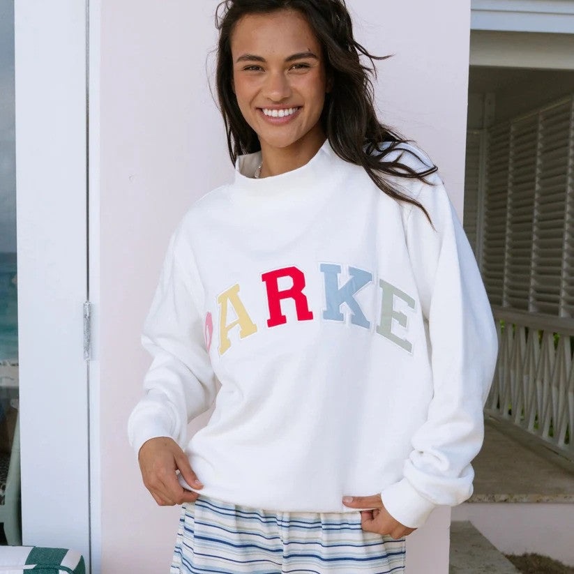 Sunkissed Varisty Mockneck