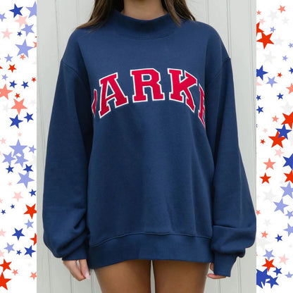 Sunkissed Varisty Mockneck