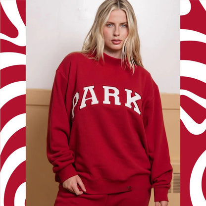 Sunkissed Varisty Mockneck