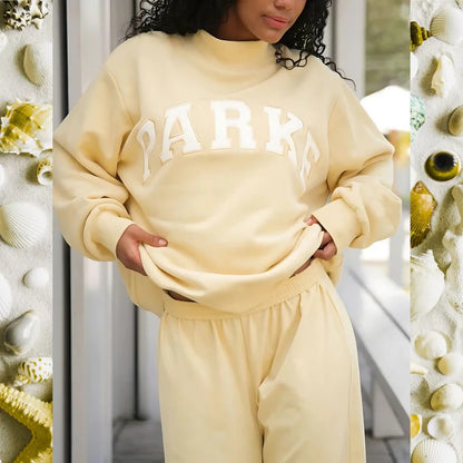 Sunkissed Varisty Mockneck