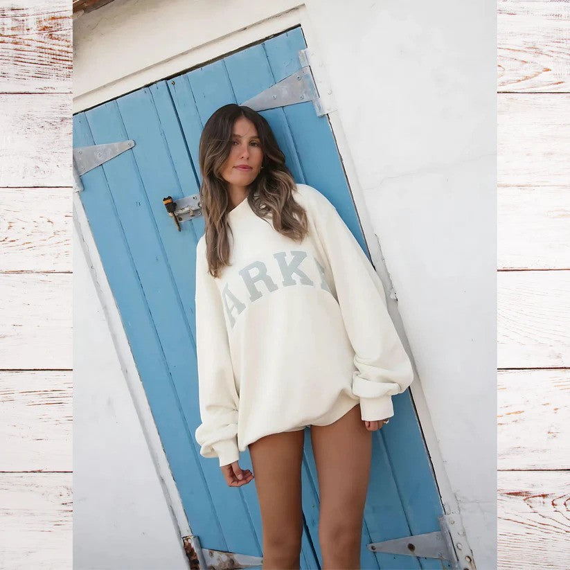 Sunkissed Varisty Mockneck