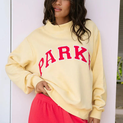 Sunkissed Varisty Mockneck